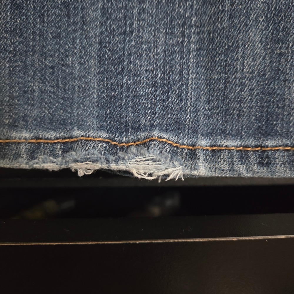 American Eagle Artist Super Stretch Flare Jeans Womens Size 2 Blue Denim - Picture 6 of 8